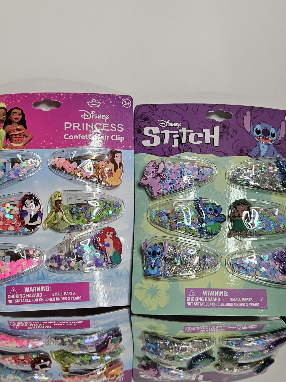 Disney Princess & Stitch Confetti Hair Clips Set - Picture 2 of 5